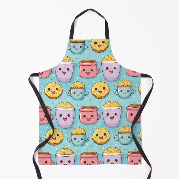 Item preview, xSweet Mornings: Seamless Patterns of Morning Coffee Cups, Doughnuts, Cookies, and Cakes designed and sold by AlienSkinEyes.