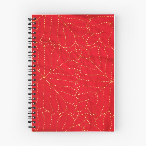Item preview, Red and yellow Nakshi kantha or embroidered quilt designed and sold by FCEalin.