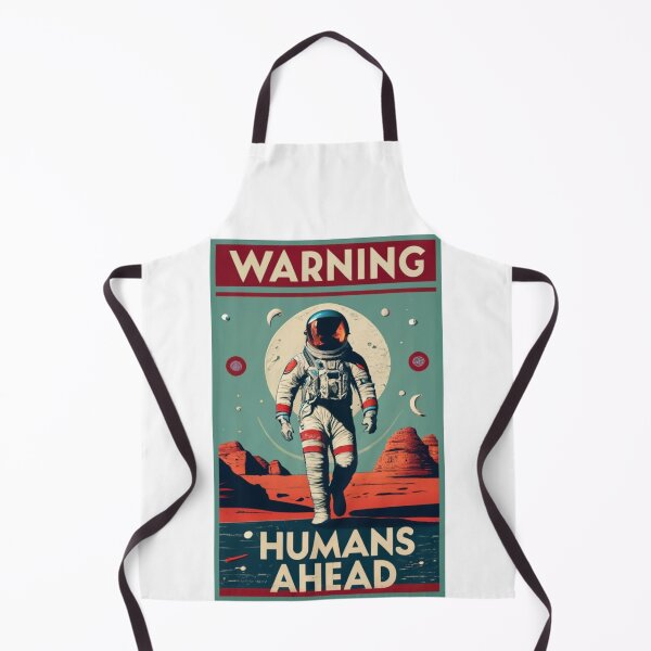 Item preview, "Warning, Humans Ahead" Design designed and sold by BubblyOcean.