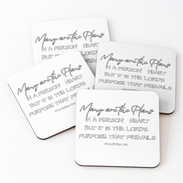 Item preview, Proverbs 19:21 Many are the plans in a person's heart, but it is the Lord's purpose that prevails. designed and sold by culasse06.