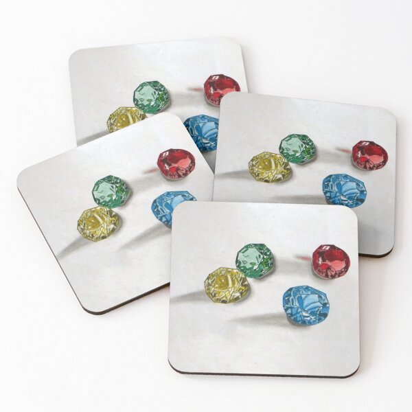 Item preview, Four precious pearls colorful drawing designed and sold by MubaraksArt.