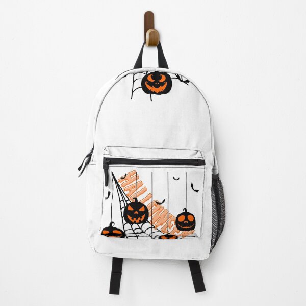 Item preview, Halloween T-shirt with pumpkins and spider webs designed and sold by OscarShoping.