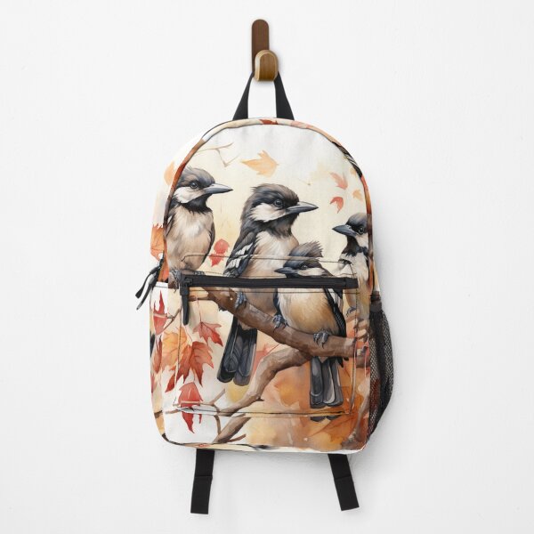 Item preview, Butcherbird , Autumn, Watercolor, designed and sold by Sunmoonlove.