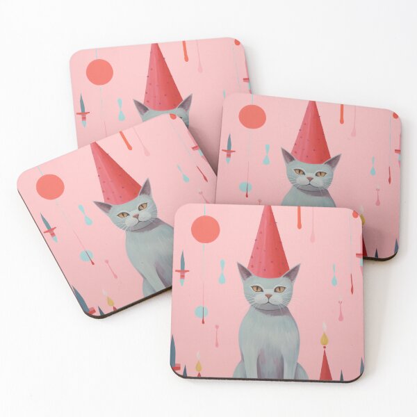 Item preview, The Birthday Cat designed and sold by LittleDreamsCo.