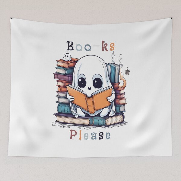 Item preview, Book Lover Boo-Jee Ghost Boo ks Please XIV designed and sold by DevemDavam.