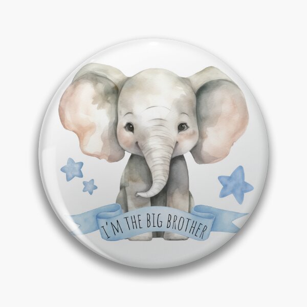 Item preview, I'm the Big Brother Blue Elephant designed and sold by Susan Crane.