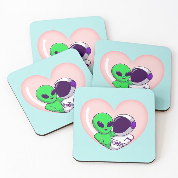 Item preview, Alien and astronaut. designed and sold by TheOriginn.