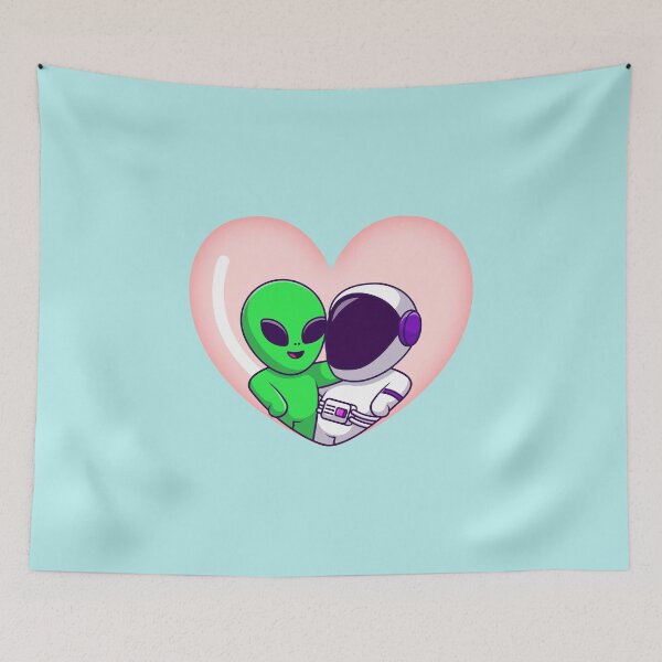 Item preview, Alien and astronaut. designed and sold by TheOriginn.