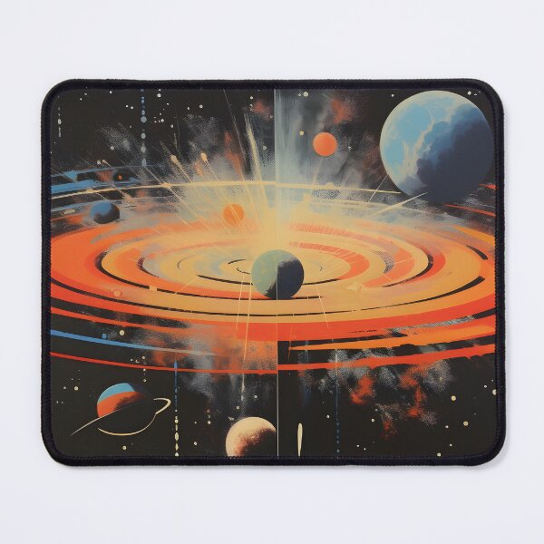Item preview, Abstract Cosmic Landscape of Solar System, Planets and Shining Stars designed and sold by Je-we.