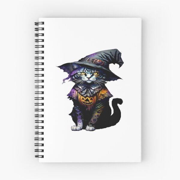 Item preview, Cute Witch cat Halloween  Hallows Eve Art  designed and sold by sdartproject.