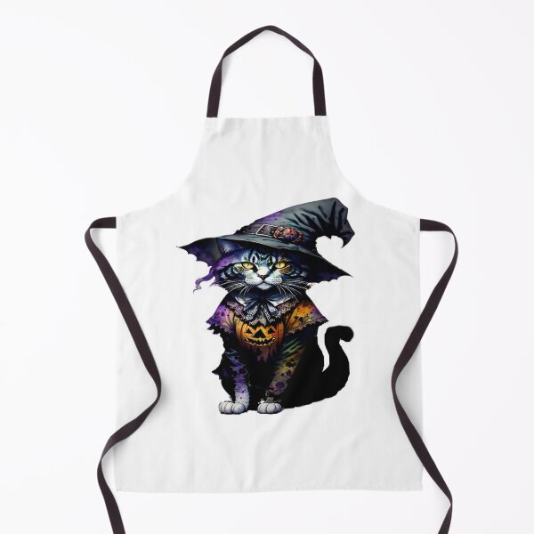 Item preview, Cute Witch cat Halloween Hallows Eve Art designed and sold by sdartproject.