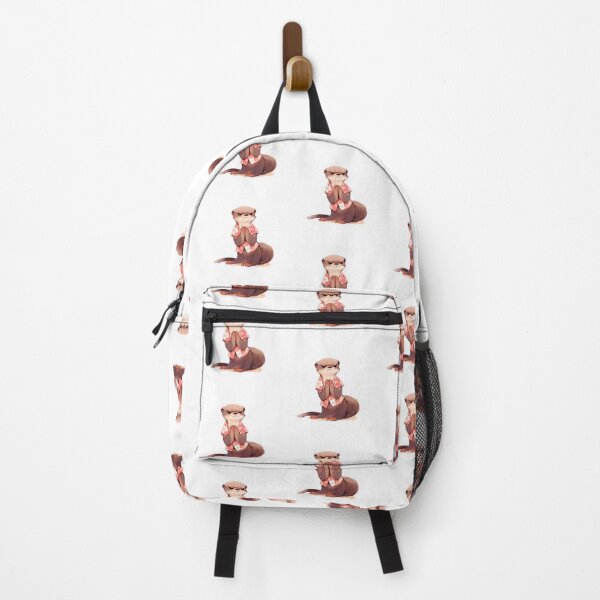 Artikelvorschau, Angry Otter Cute Animal Art Laptop-Aufkleber und Shirt-Design mit weißem Hintergrund von Zeesdesign auf Redbubble entworfen und verkauft von ZEESDESIGN.
