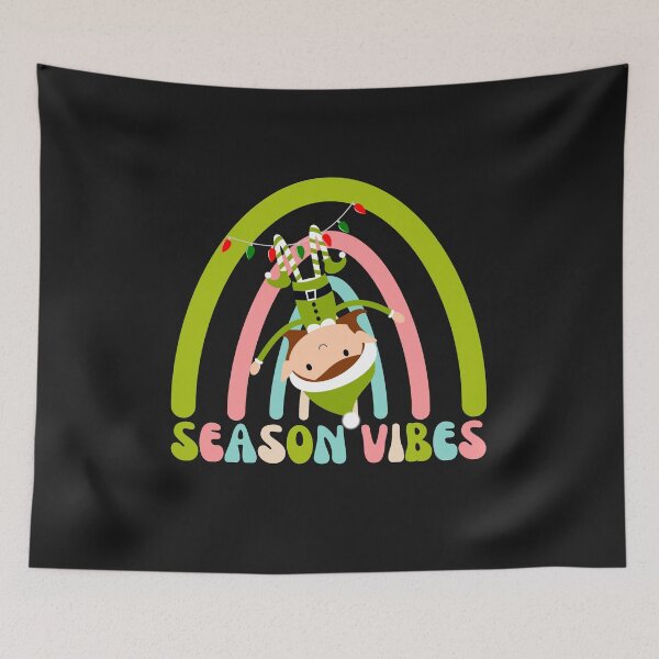 Item preview, Season Vibes Misbehaving Elf designed and sold by retrobliss70s.