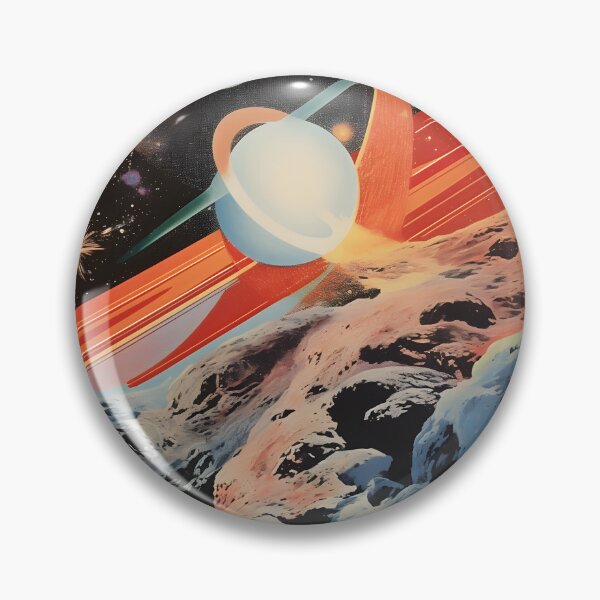 Item preview, Abstract Cosmic Landscape of Solar System, Extraterrestrial Surface, Planets and Shining Stars designed and sold by Je-we.