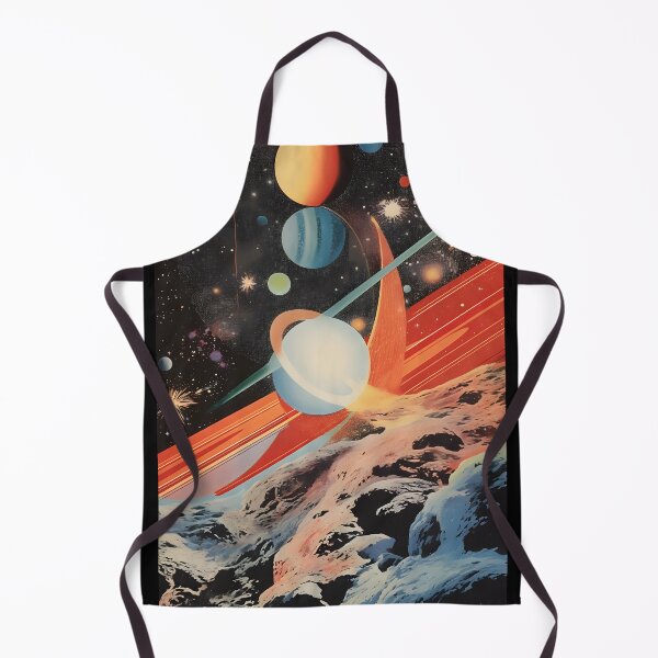 Item preview, Abstract Cosmic Landscape of Solar System, Extraterrestrial Surface, Planets and Shining Stars designed and sold by Je-we.