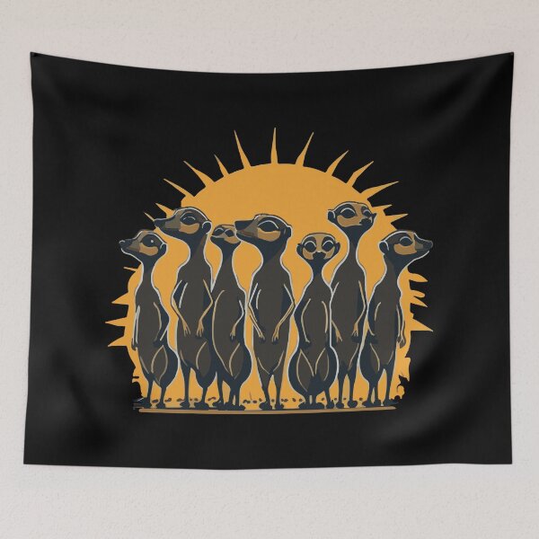 Item preview, Sunrise Meerkats designed and sold by Getup-clothing.