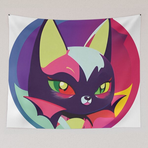 Item preview, Cute Bat sticker print design for Halloween designed and sold by BKB2013.
