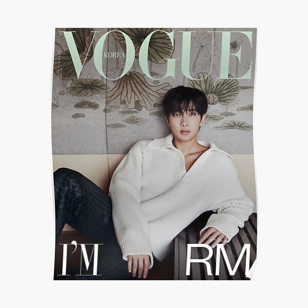 Jin Cover Vogue Magazine  Pop posters, Bts jin, Retro poster