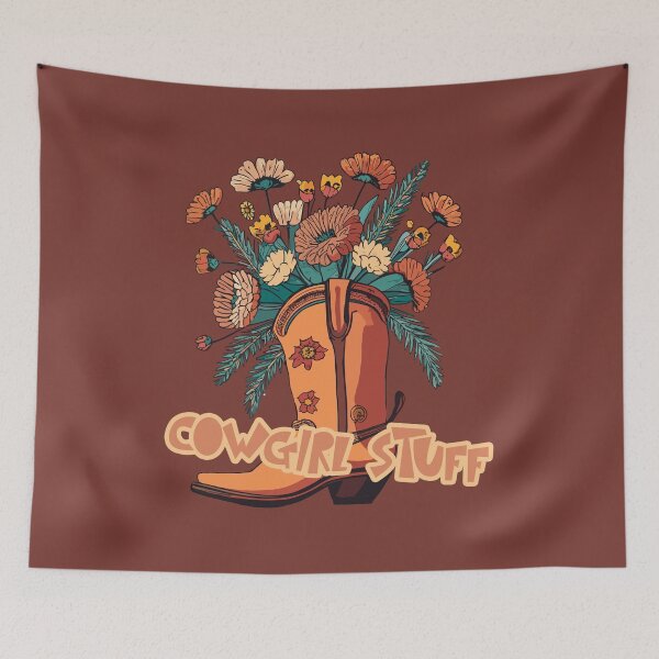 Item preview,  Floral cowgirl boots - cowgirl stuff designed and sold by EmeraldeaArt.