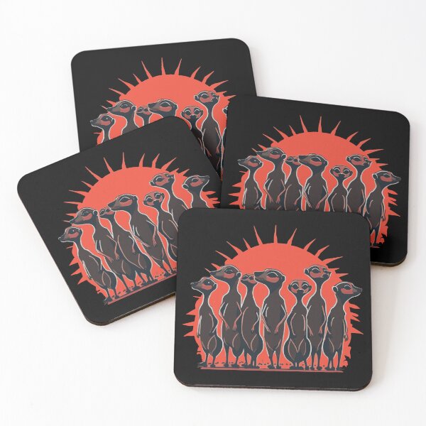 Item preview, Sunrise Meerkats Red designed and sold by Getup-clothing.