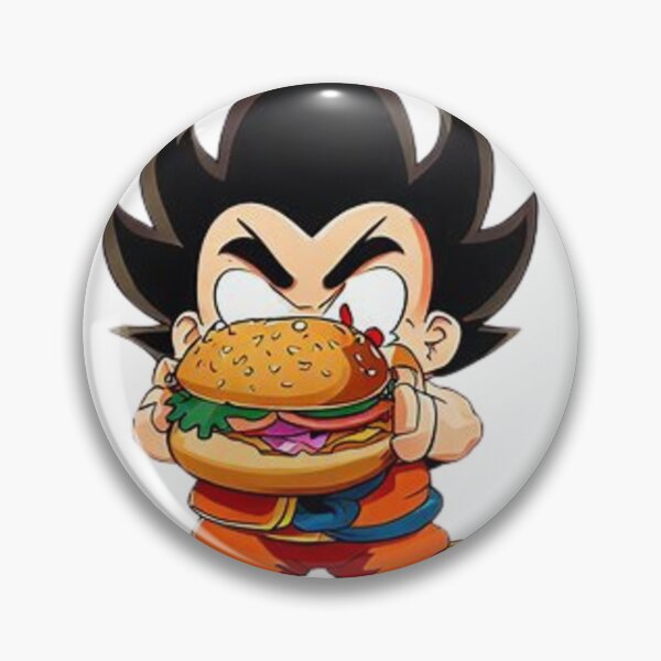 Item preview, Goku eating a giant hamburger designed and sold by Crypto-Universe.