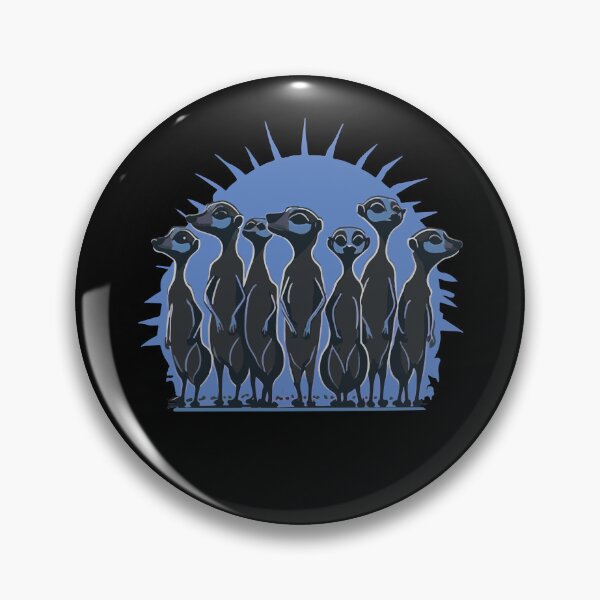 Item preview, Sunrise Meerkats Blue designed and sold by Getup-clothing.