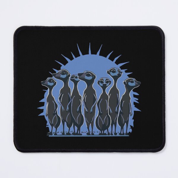 Item preview, Sunrise Meerkats Blue designed and sold by Getup-clothing.