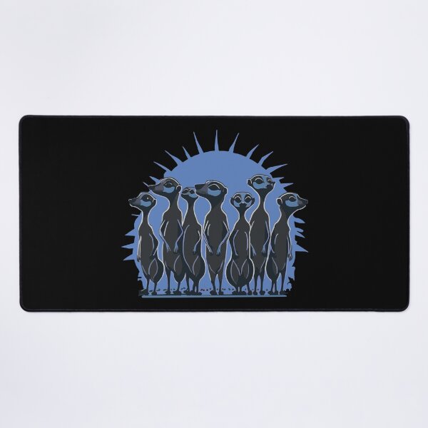 Item preview, Sunrise Meerkats Blue designed and sold by Getup-clothing.