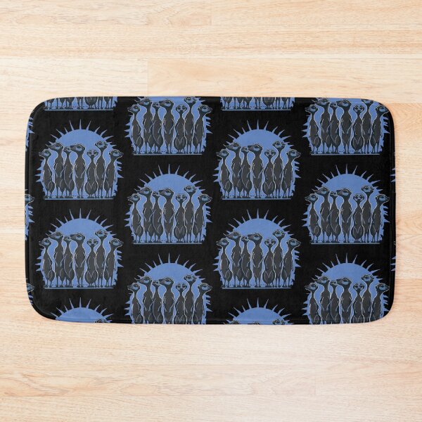 Item preview, Sunrise Meerkats Blue designed and sold by Getup-clothing.