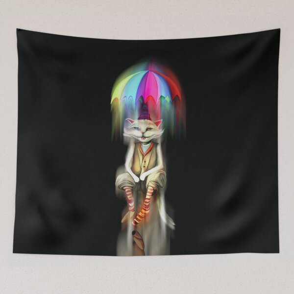 Item preview, Cat Levitation designed and sold by BLACKPEAR.