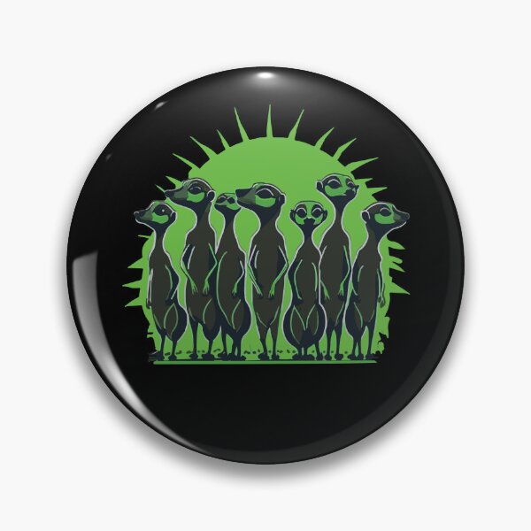 Item preview, Sunrise Meerkats Green designed and sold by Getup-clothing.