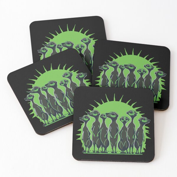 Item preview, Sunrise Meerkats Green designed and sold by Getup-clothing.