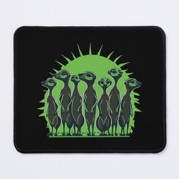 Item preview, Sunrise Meerkats Green designed and sold by Getup-clothing.