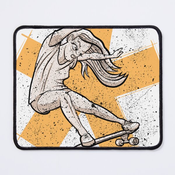 Item preview, Surf skate girl designed and sold by motylanoga.