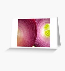 Red Onion Greeting Card