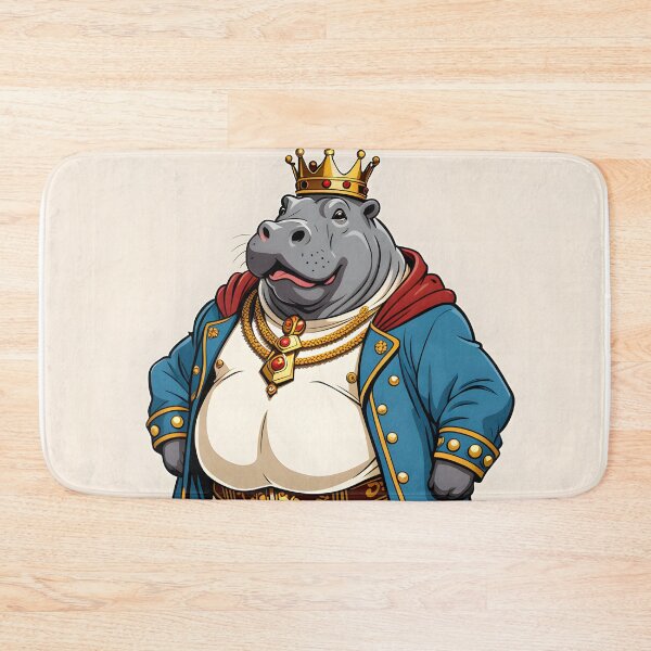 Item preview, King Hippopotamus designed and sold by CraftyUniverse.