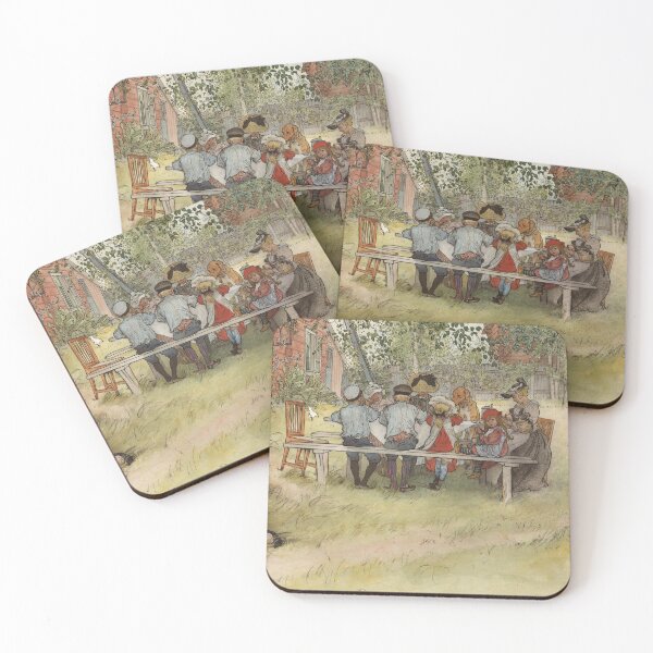 Item preview, Breakfast under the Big Birch (1899) - Carl Larsson designed and sold by SALON DES ARTS.