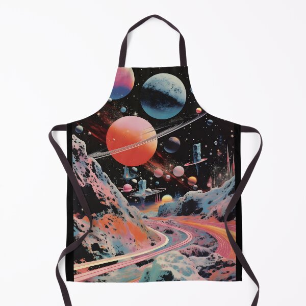 Item preview, Fairy Space Landscape of Extraterrestrial Surface with Rocky Canyon, Planet and Shining Stars designed and sold by Je-we.