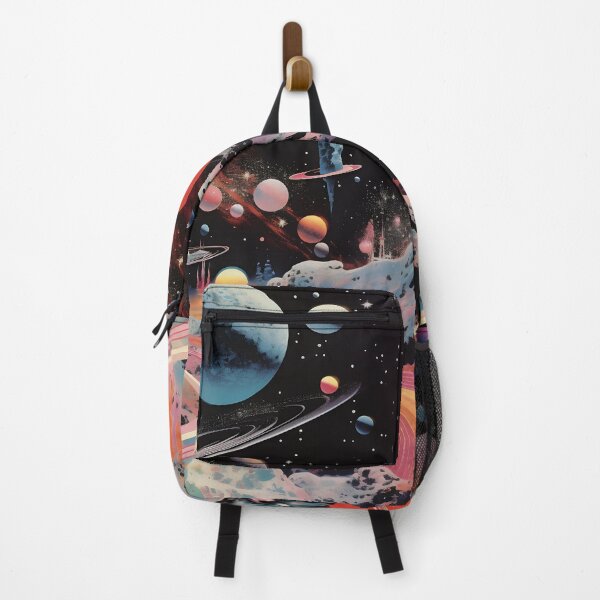 Item preview, Fairy Space Landscape of Extraterrestrial Surface with Rocky Canyon, Planet and Shining Stars designed and sold by Je-we.