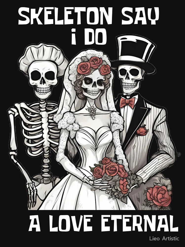 Grateful Dead Parody Skeleton Couple Shirt