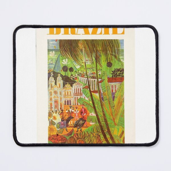 Item preview, Brazil Travel and Tourism Poster | David Pollack Vintage Posters designed and sold by thislela.