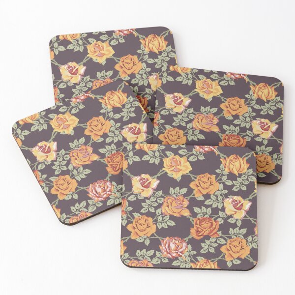 Item preview, Vintage Yellow Rose Trellis designed and sold by tarmacprints.