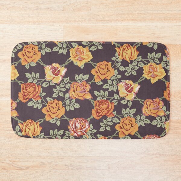 Item preview, Vintage Yellow Rose Trellis designed and sold by tarmacprints.