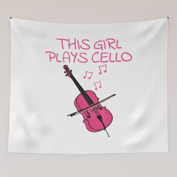 Item preview, This Girl Plays Cello, Female Cellist designed and sold by doodlerob.