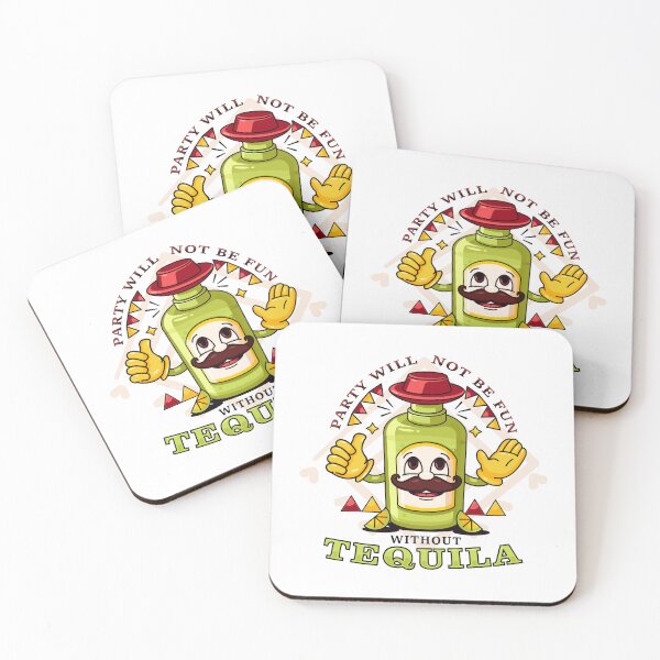 Item preview, Tequila, the cartoon mascot of tequila bottles at parties designed and sold by Kevyn Adha.