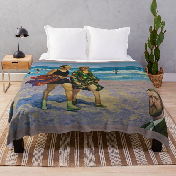Item preview, Edward Henry Potthast at the beach Painting designed and sold by PaulMeijering.
