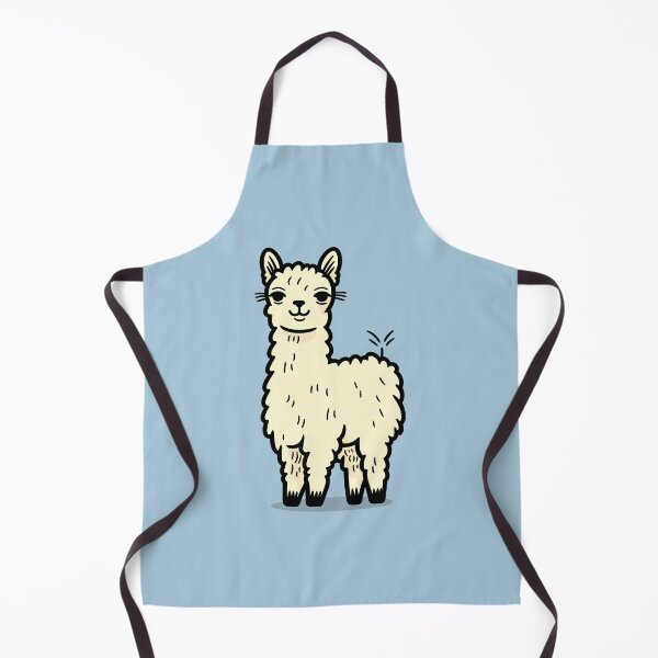 Item preview, Adorable Llama Character, Happy Animal Doodle designed and sold by MadSwellDesigns.