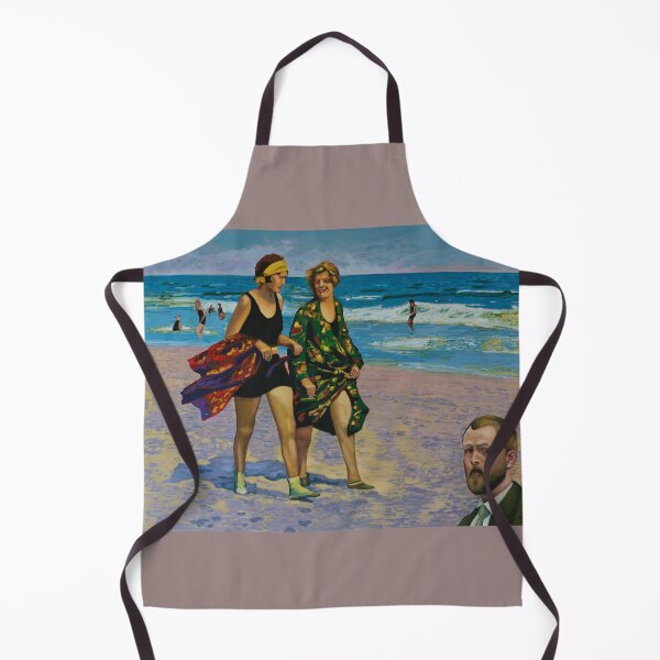 Item preview, Edward Henry Potthast at the beach Painting designed and sold by PaulMeijering.