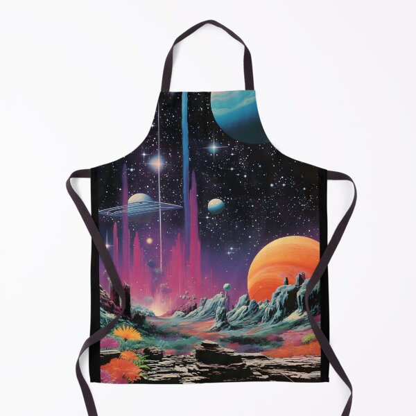 Item preview, Fairy Cosmic Landscape of Extraterrestrial Surface with Rocks and Flowers, Planets and Shining Stars designed and sold by Je-we.
