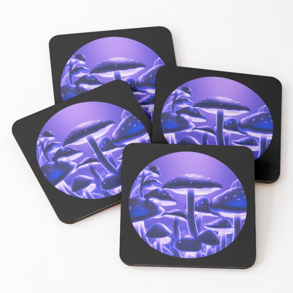 Artikelvorschau, Ein lila Trippy Mushroom Grove Design entworfen und verkauft von TGAL2.
